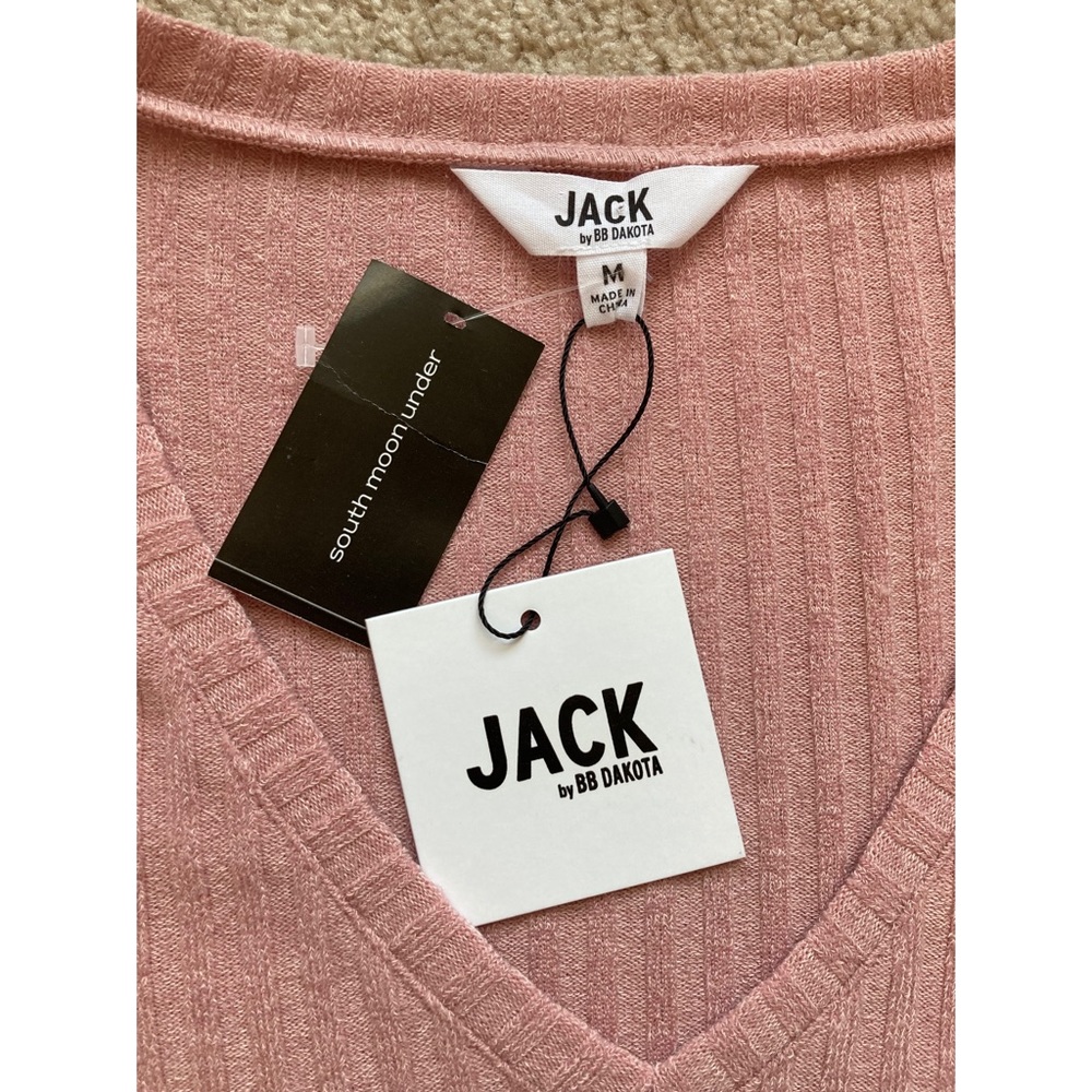 NWT Jack By BB Dakota Irish Goodbye Top in Peach Beige - Picture 4 of 10